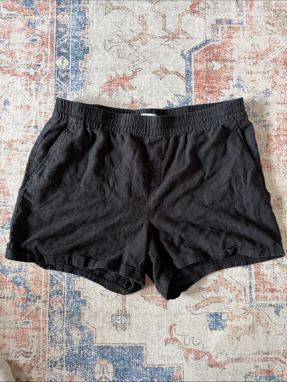 Frank-by frank and oak Black Women's linen shorts